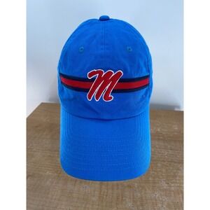 Nike Ole Miss Rebels Hat Mens Italy Blue Oxford MS Fanwear Club Cap C11515 M/L